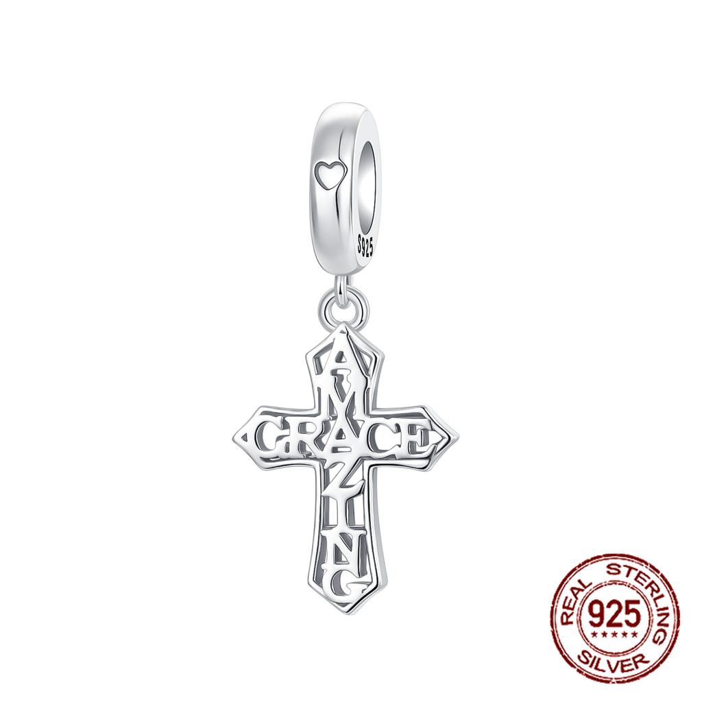 Charms Beads Copper Solid Color Letter Family Forever Tree Of Life Zircon Beads Fit Diy Bracelets Jewelry