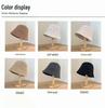 Women's High-End Warm Bucket Hat: Windproof, Cold-Proof, Solid Color, Face-Covering for Autumn/Winter