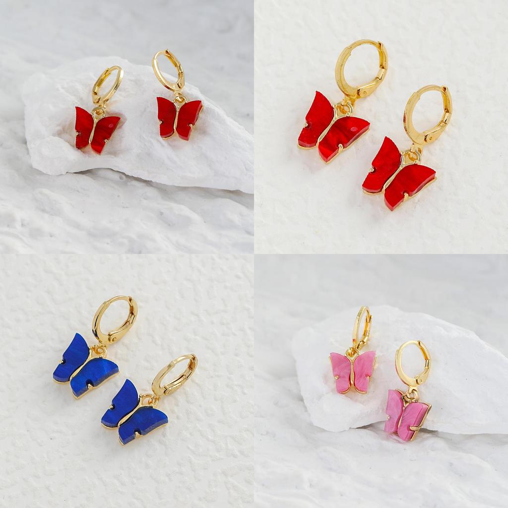 Bold Geometric Butterfly Earrings For Women Trendy And Fashionable Accessories