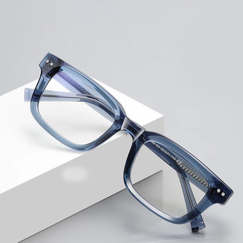 Blue Light Blocking Small Square Prescription Glasses For The Nearsighted TR90 UV400 Shortsighted Eyeglasses 0 -0.5 -0.75 To -6.