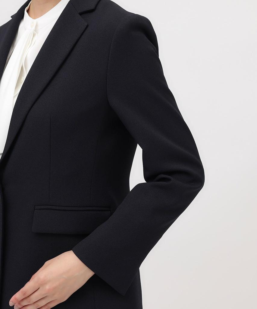 Untitled Worsted Calze Tailored Jacket Navy 02 Perfect for Entrance and Graduations (15349310) Women's (094) (M) - Commuting, Ceremonies,