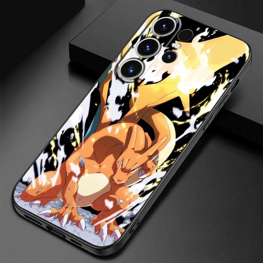 Case For Samsung Galaxy S24 S23 Ultra S22 Plus S20 FE S21 S10 5G Lite S10e S9 S8 Luxury Soft Phone Cover Pokemon Squirtle Cute