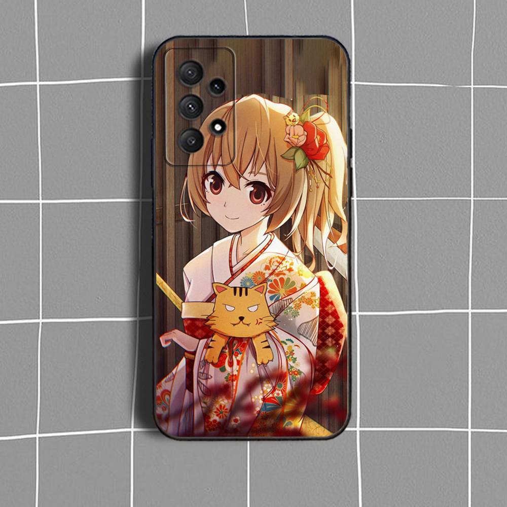 

T-Taiga T-Toradora Aisaka Phone Case For Samsung Galaxy A73,31,32,72,41,53,52,71,22,5G,Note,J7,8,9 Soft Black Cover SamsungA20s