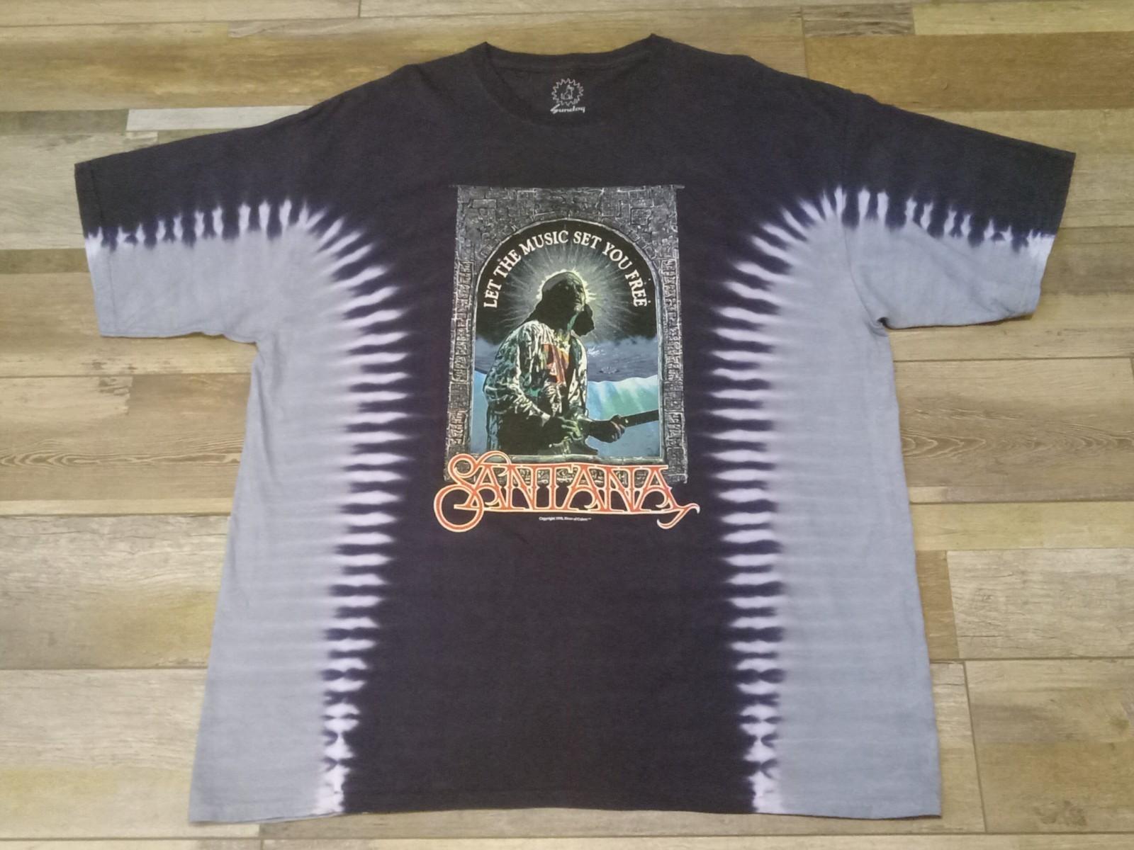 Santana Set You Free 2X-Large Tie Dye T-Shirt XXXXL