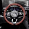 8DNappa leather Car Steering Wheel Cover For Mazda CX-30 CX30      2024 Non-Slip Washable Auto Accessories