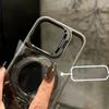 Luxusní magnetický kroužek s držákem na objektiv pro iPhone 16 11 13 14 12 15 Pro Max 16 Plus Funda MagSafe Clear Protect Cover