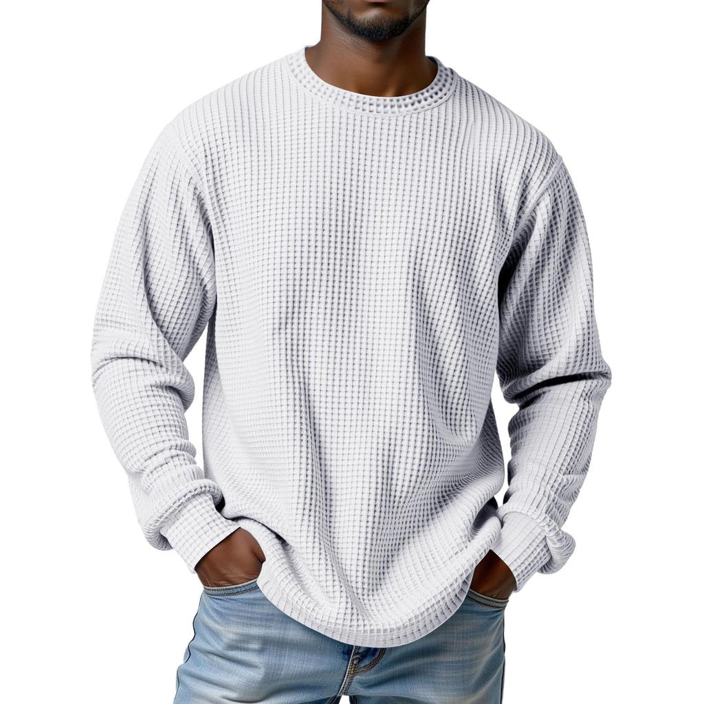 Men's Knit Casual Collar Pullover , Long Sleeve Daily Wear