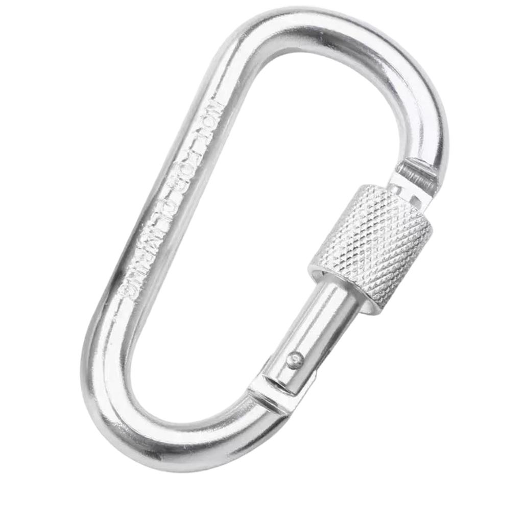 Boucle d'alpinisme plate latérale avec clé de verrouillage Accrochage rapide Boucle de sac à dos Boucle multicolore