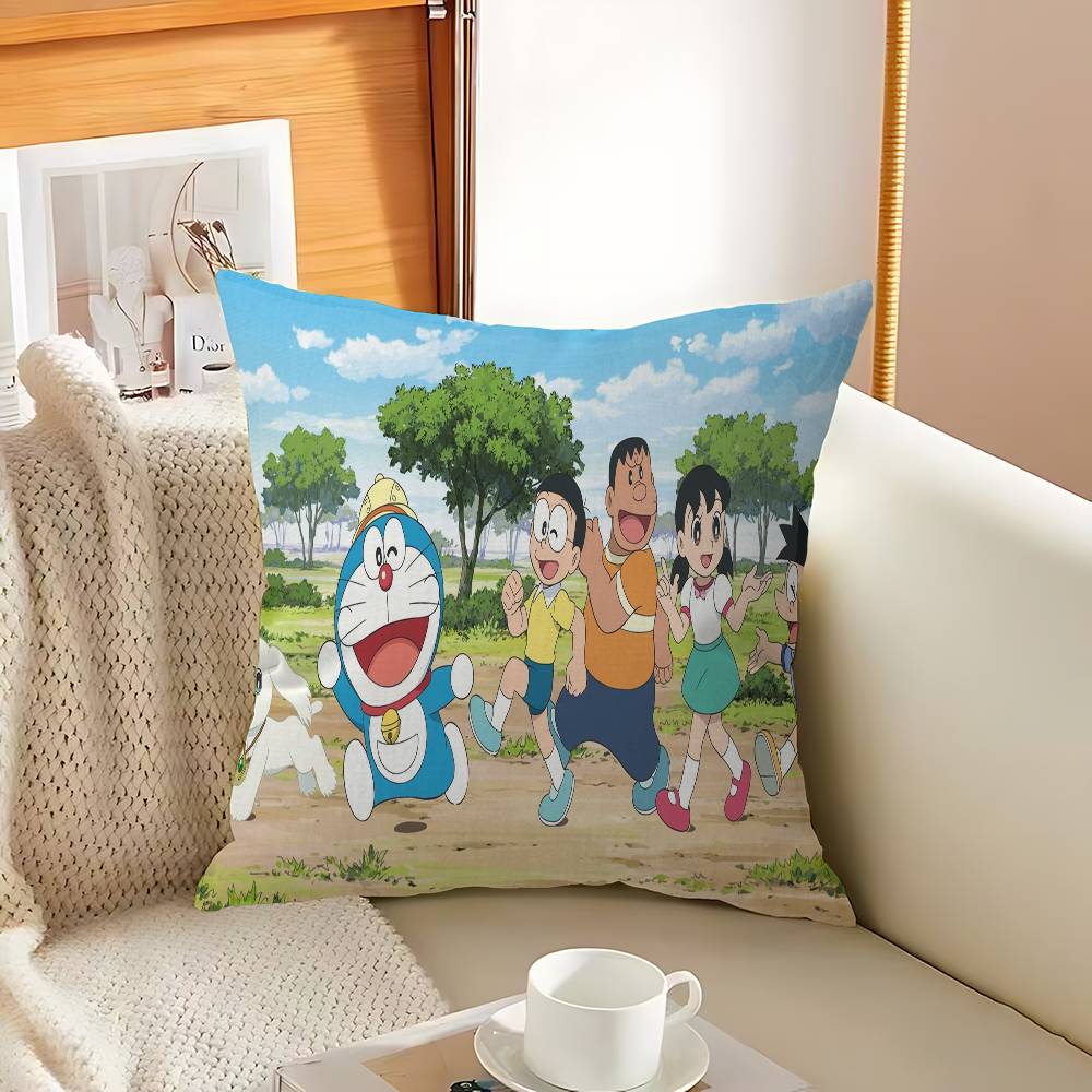 D-DoraemonS Cushion Cover Car Throw Pillow Case For Sofa Car Christmas Gift 40x40cm 45x45cm
