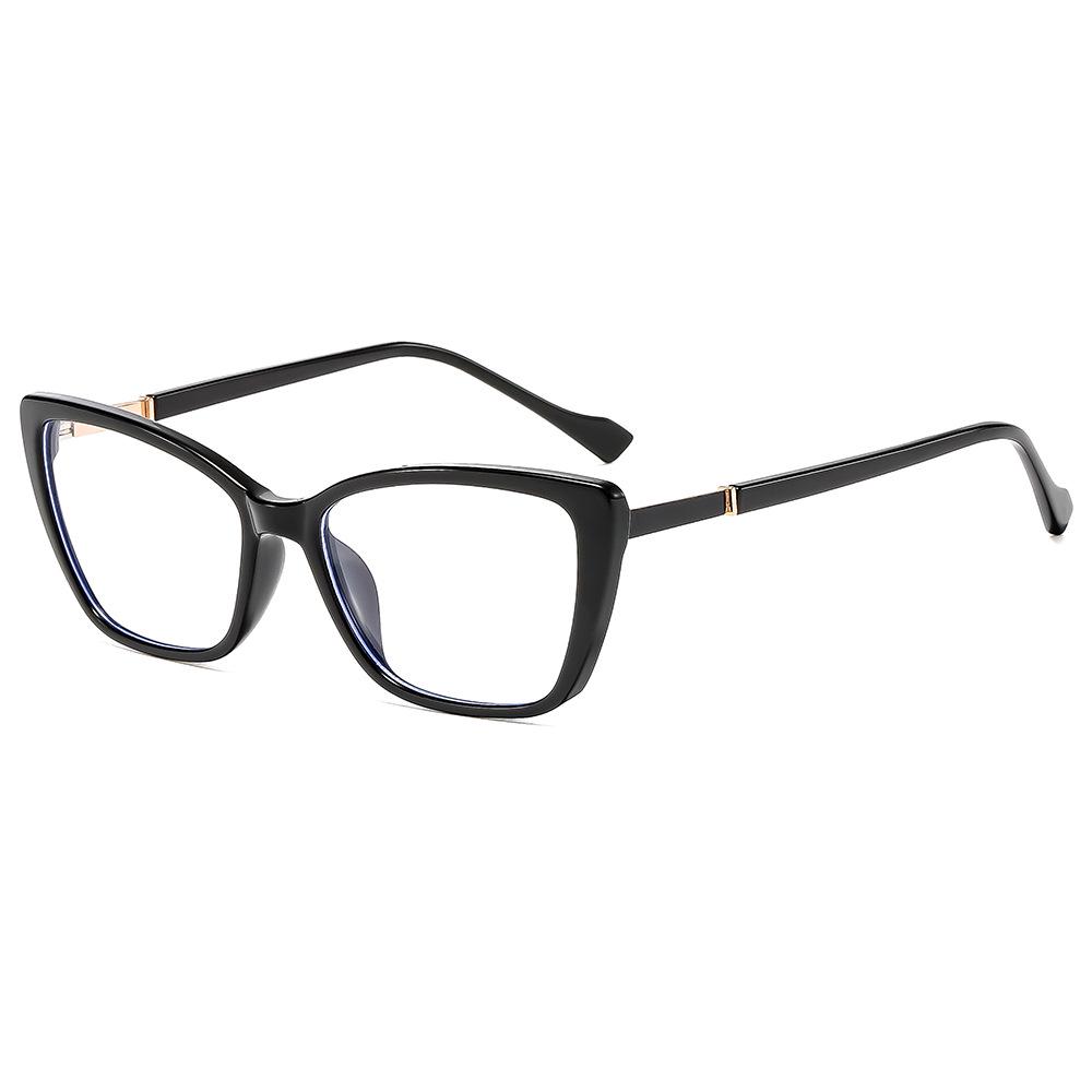 European & American Anti-Blue Light TR90 Retro Square Frame Glasses - Trendy Internet Celebrity Style.