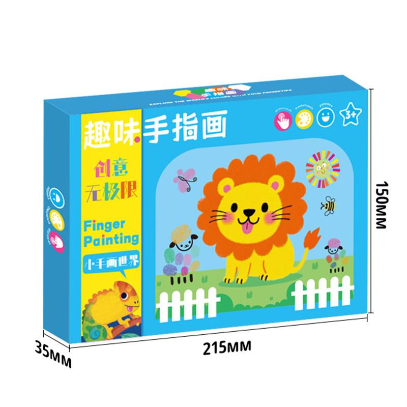 Children's Finger Print Ink Game Kindergarten DIY Graffiti Toys Kids Creative Drawing Early Education Educational Toys For Girls
