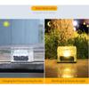 1500LM Solar Glass Brick Light Solar Ice Cube LED Light Crystal Brick Stone Lamp Garden Courtyard Pathway Patio Pool Decorative Festive