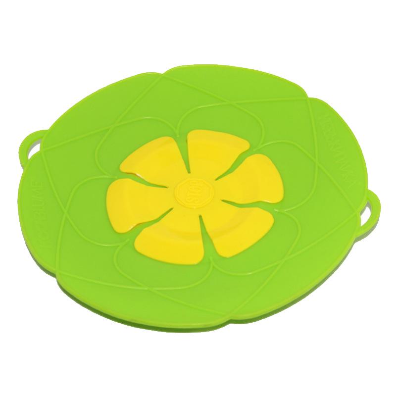 26CM Silicone Flower-Shaped High-Temperature Splash-Proof & Anti-Spill Pot Lid
