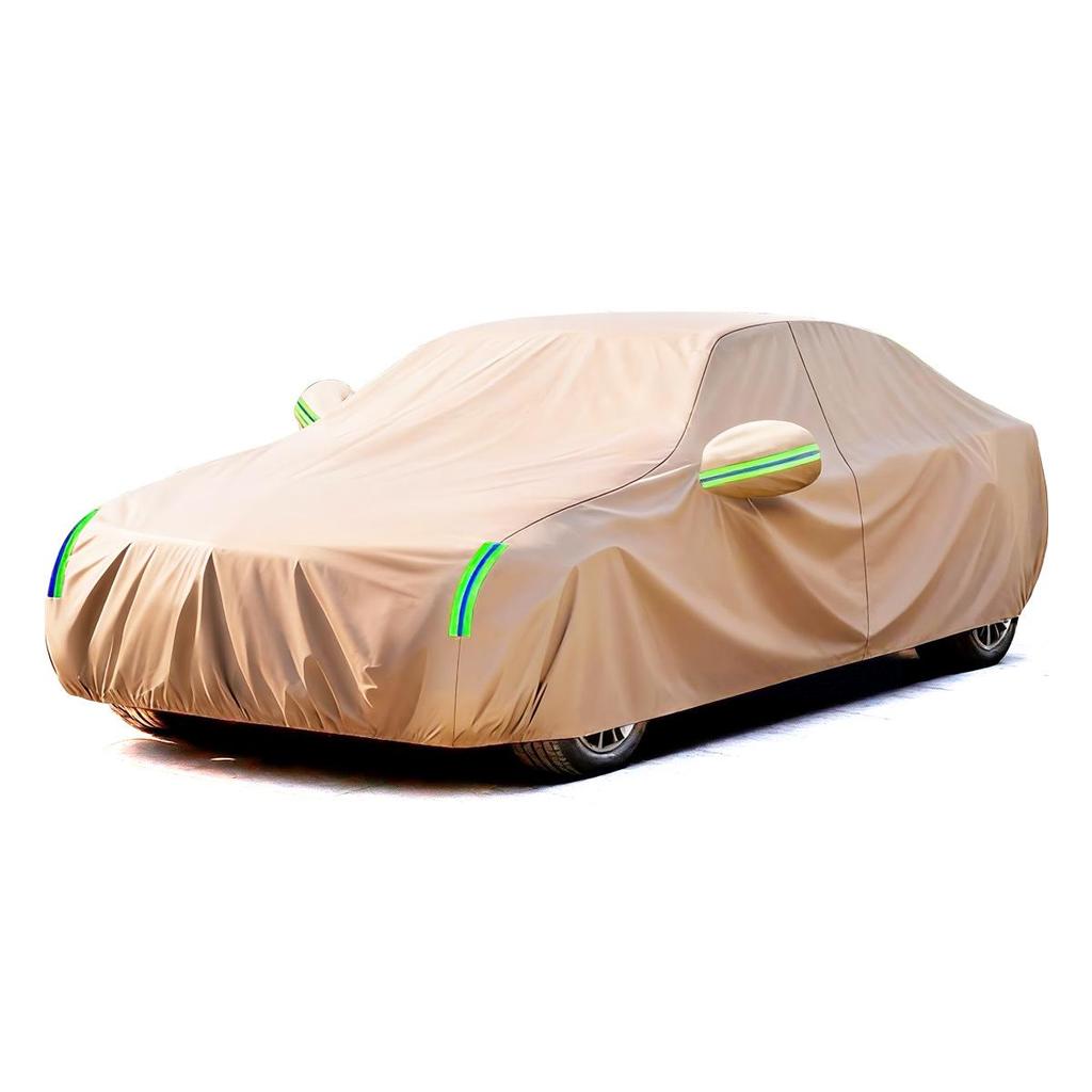 Thickened Oxford Car Cover: Full Protection & Heat Insulation with Cotton Layer