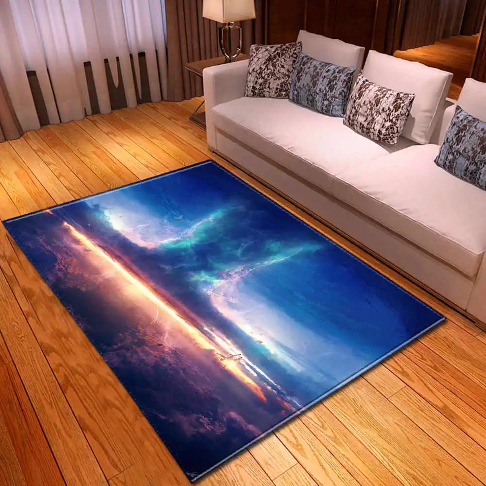 Space Universe Planet Carpet 3D Printed Floor Mats Carpet Living Room Kitchen Entrance Door Mat Anti-slip Rug Area Hallway Mats