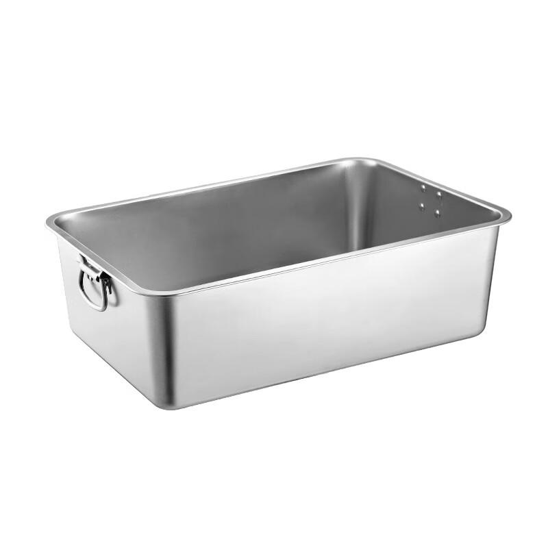 Versatile 304 Stainless Steel Rectangular Food Pan with Lid