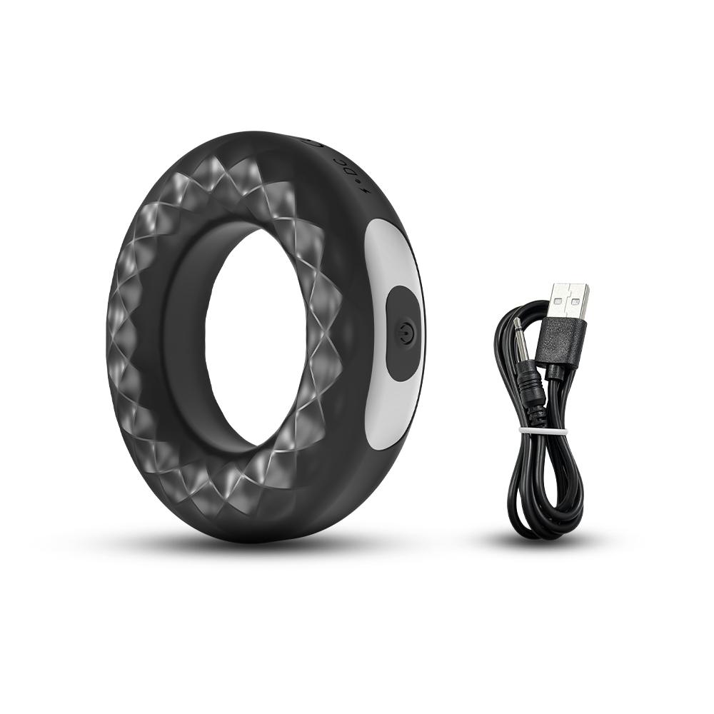 APP Vibrator for Men Delay Ejaculation Cock Ring Penis Vibrating Penis Trainer Cock Ring Glans Massager Adult Male Sex Toys