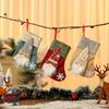 4 Pcs Lovely Christmas Hanging Socks Christmas Stockings Candy Gift Bag Christmas Decorations For Home Office Party