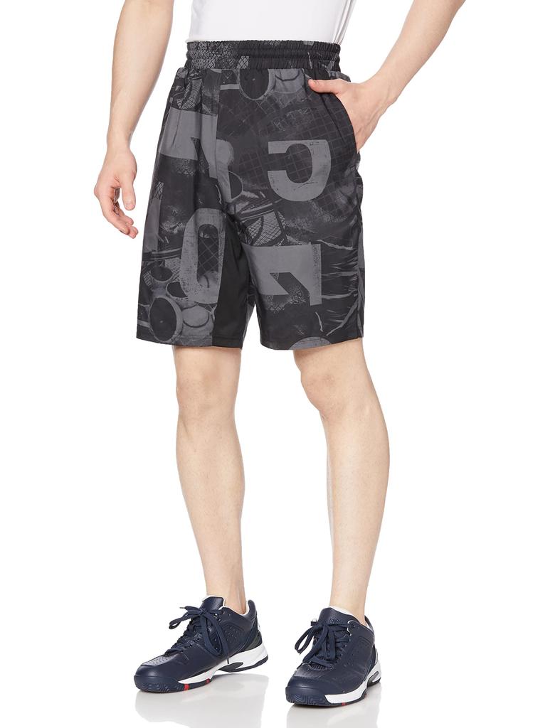 Adidas NEG86 Club Tennis Graphic Gray Size Men's Shorts, Five/Black/Carbon (HS3243), J/M9