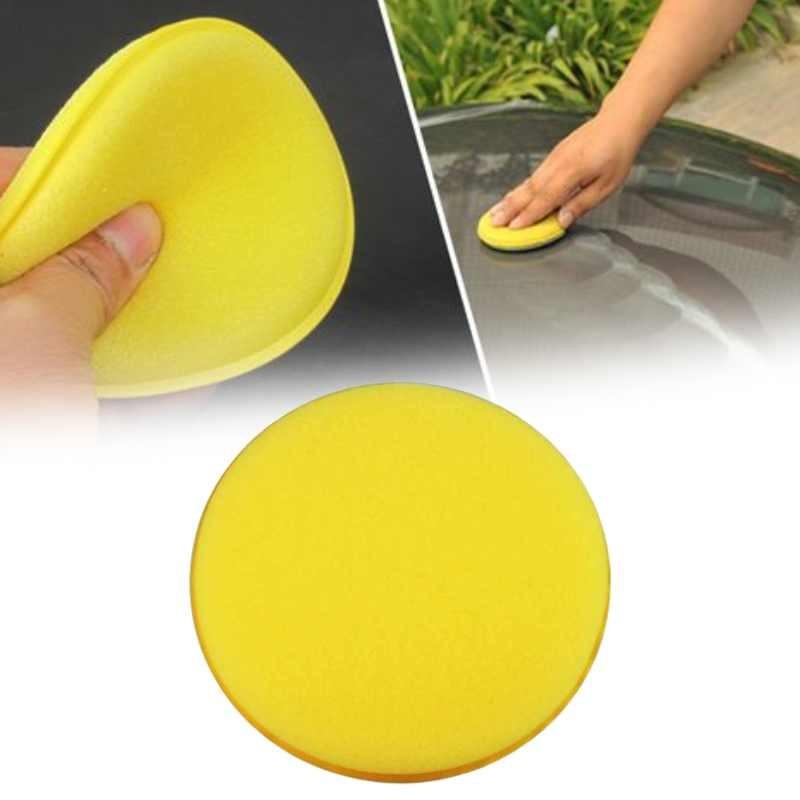 Cars Waxing Yellow Sponge Polishing Sponges Car Washing Tool Solid Durable Color