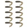 10pcs Fishing Lures 5.5cm 2.1g Swimbait Curl Tail Worms Grub Lures Soft Baits Baits Fishing Accessories