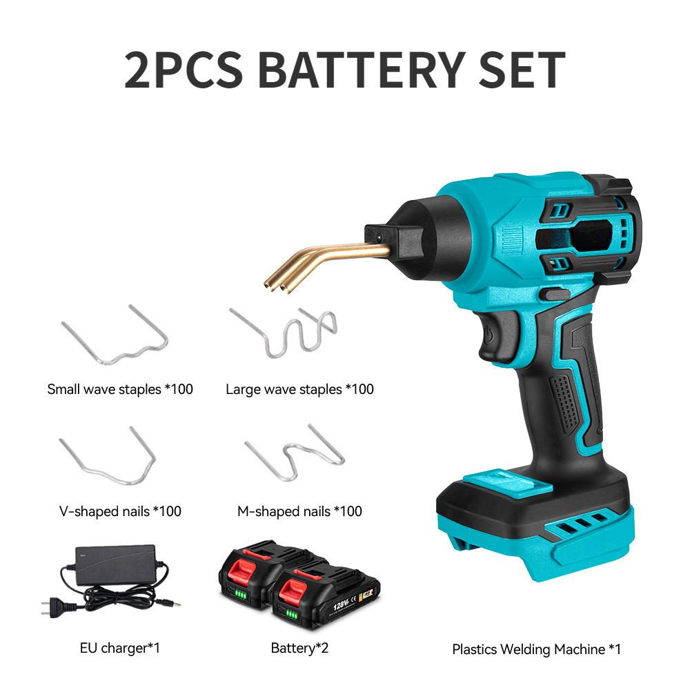 Noul pistol de sudură din plastic cu încălzire rapidă de 500 ℃, reîncărcabil, eficient, kit de reparare a fisurilor pentru bara de protecție a mașinii, mașină de sudat fisuri din plastic