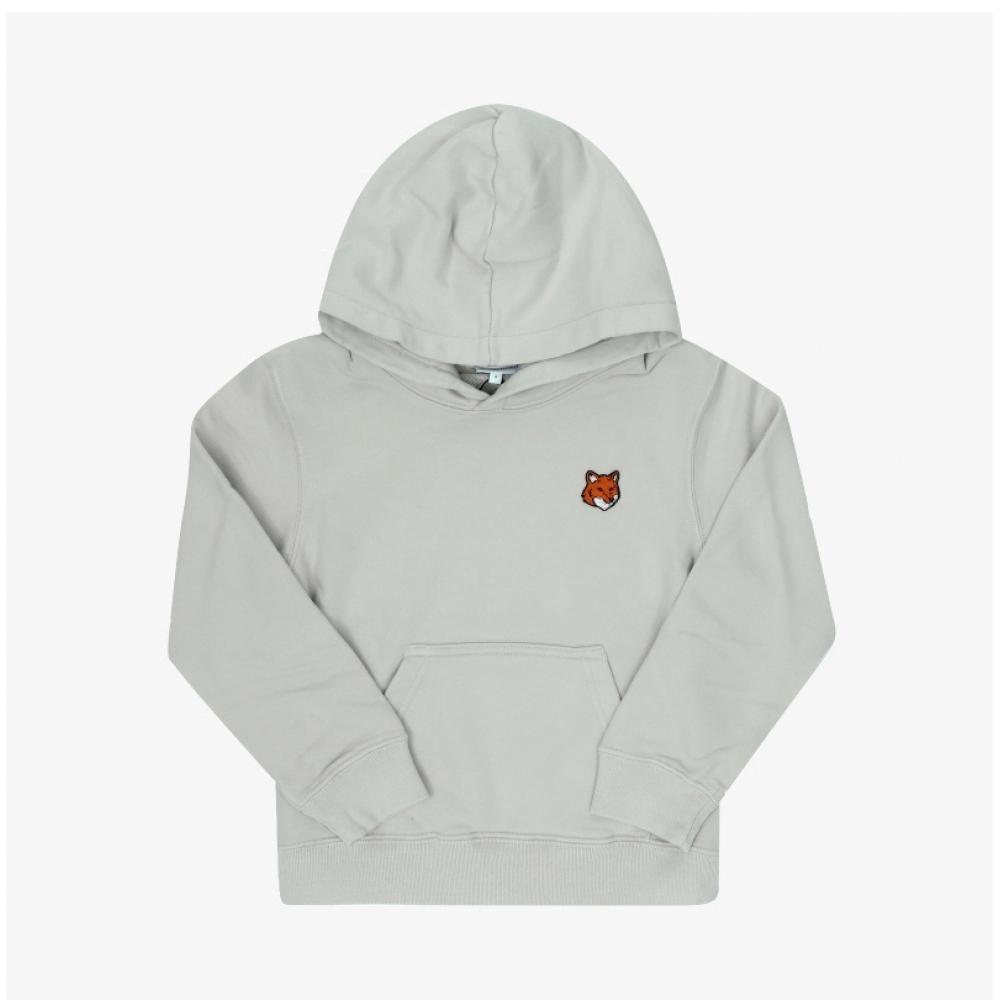 Maison Kitsune Детская толстовка с нашивкой-лисой Mqujh00kmbis4 MQUJH00KMBIS4 0477 (6A)