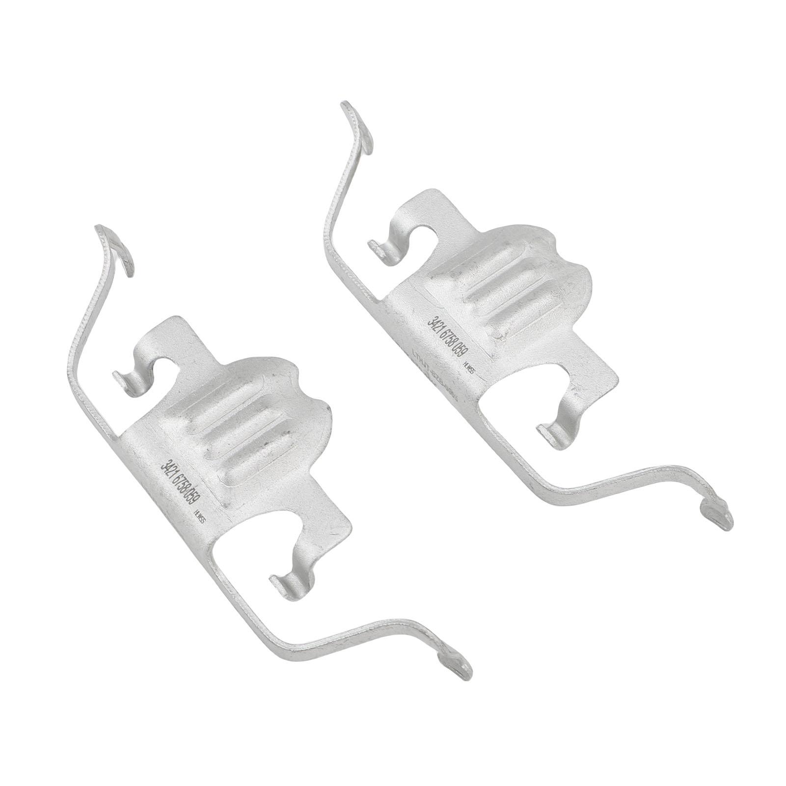 

Пара задних фиксирующих скоб для дисковых тормозных колодок 34216758059 Замена пружинной скобы против дребезжания тормозов