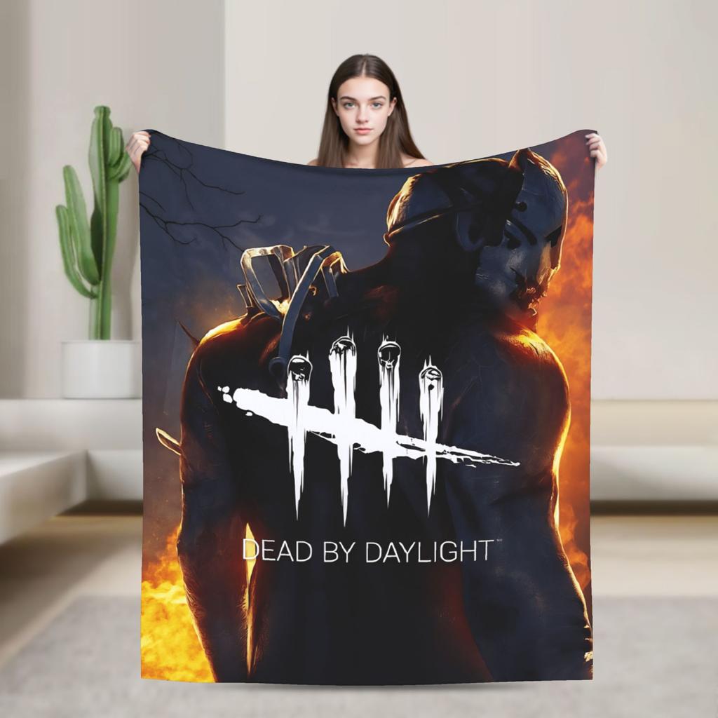 DBD Deads by Daylights  Blanket  Super Warm Street Trend Plush Throw Blanket For Girls Boys Home Decor Flannel Bedspread Cover