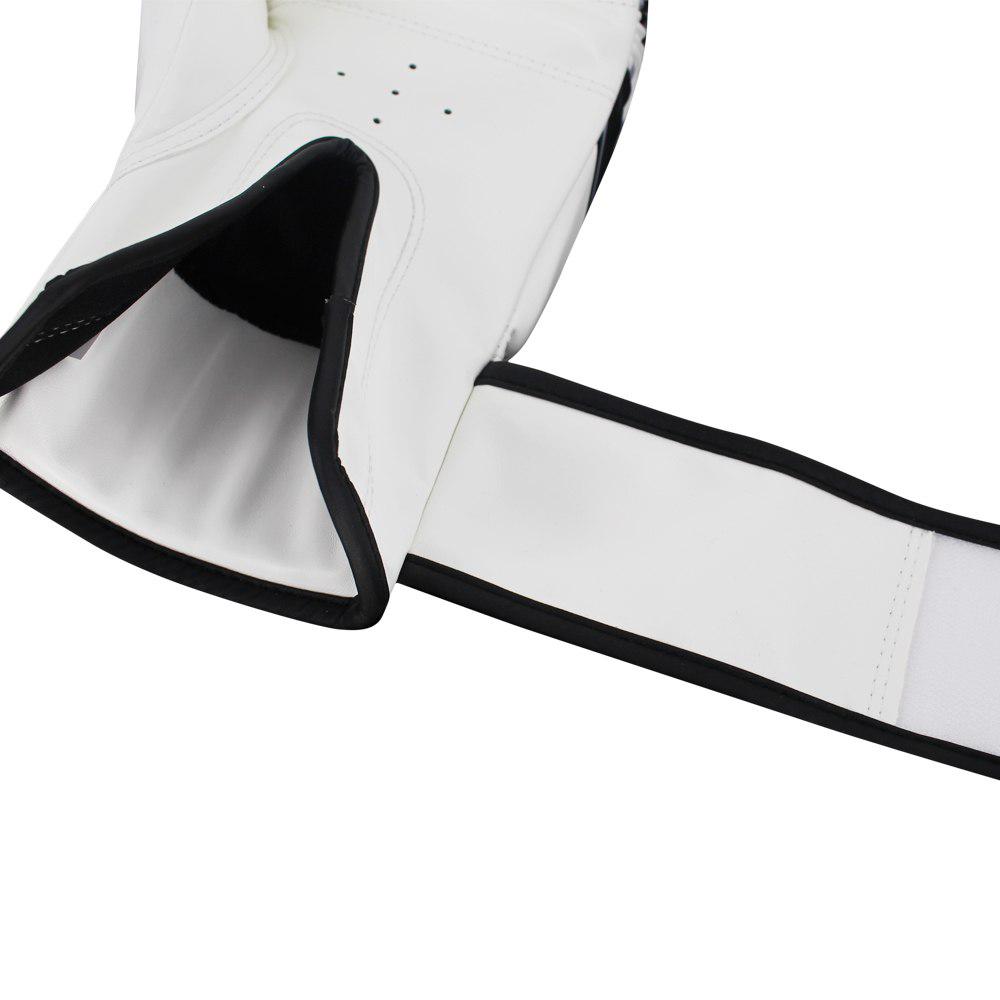 Baltos juodos nuožmios kovos bokso pirštinės Tiger Muay Thai mma pirštinės kovos dėžė thai sanda pirštinės