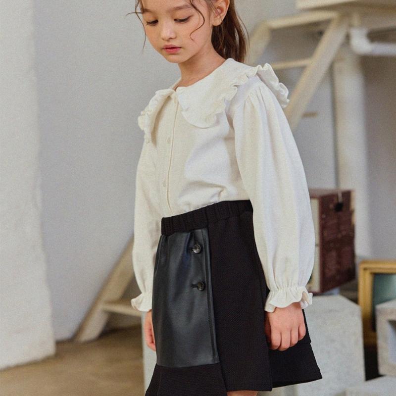  Olivan  Wrap Short Skirt Pants  Black 