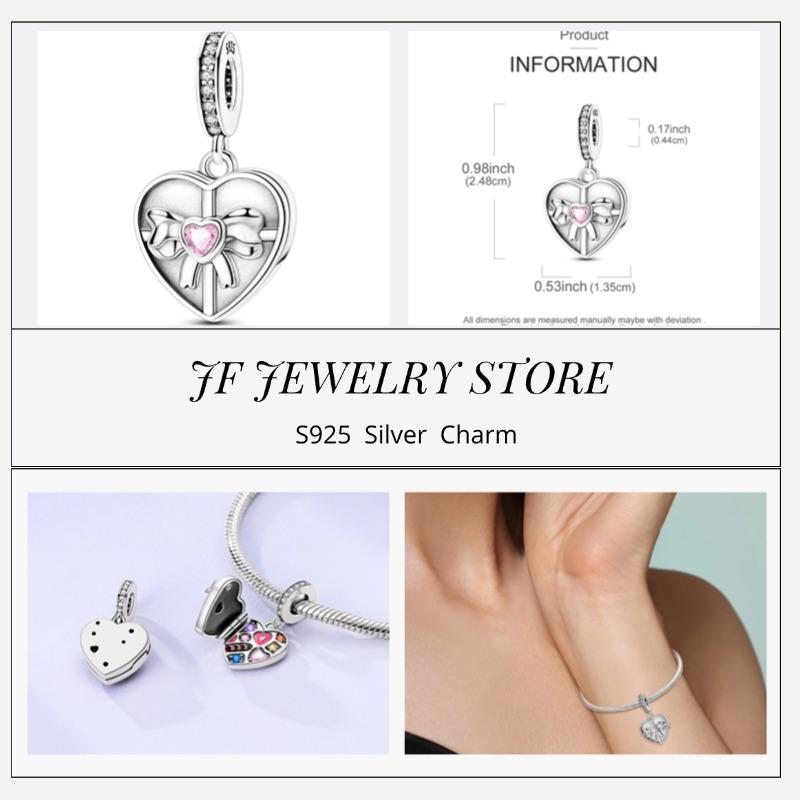 copper Charm Compatible With Bracelets Do It Yourself Jewellery Making Pink Zircon Authentic Red Blue Charm Bead Charms Ideal For Women Wedding Birthd