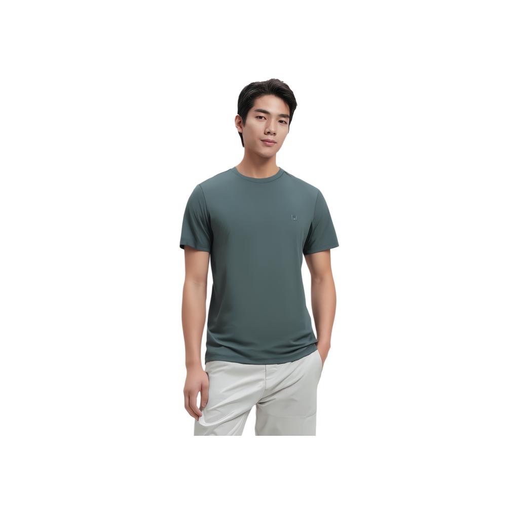 New FILA Fitness T Shirt Men's Mecha Gray A11M531118FDY