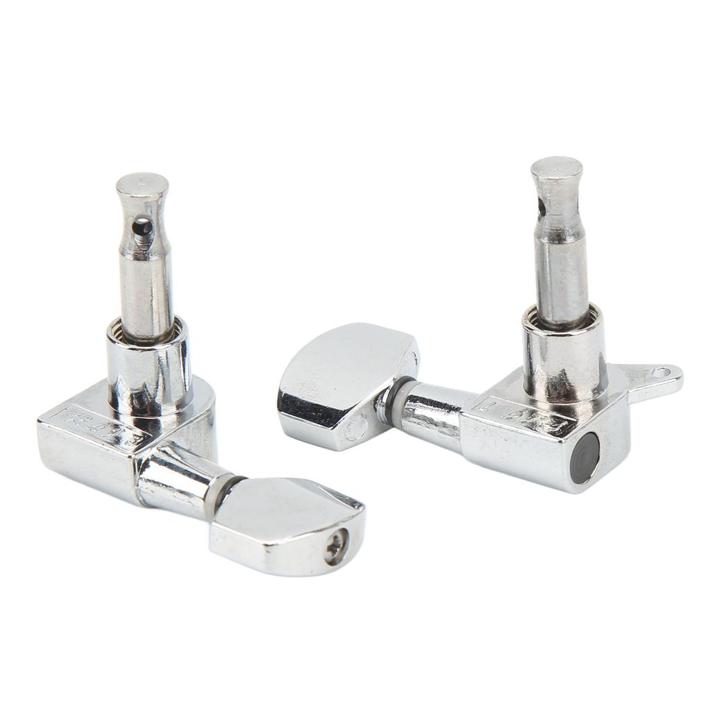Small     Enclosed Locking Tuners 3L 3R Metal String Tuning Pegs Guitar Accessories