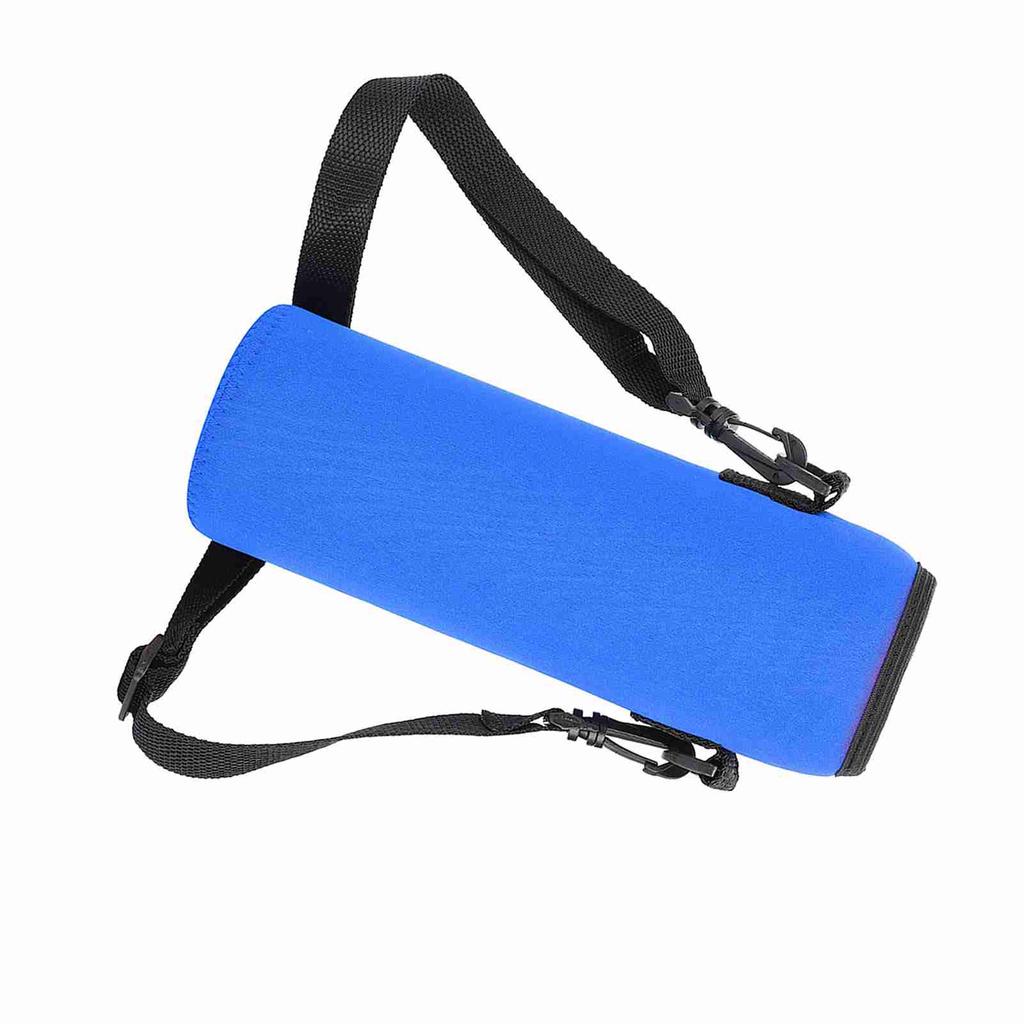 Outdoor Sports Water Bottle Thermal Holder Bag Scald proof Case Cover Sleeve with Strap (Black)