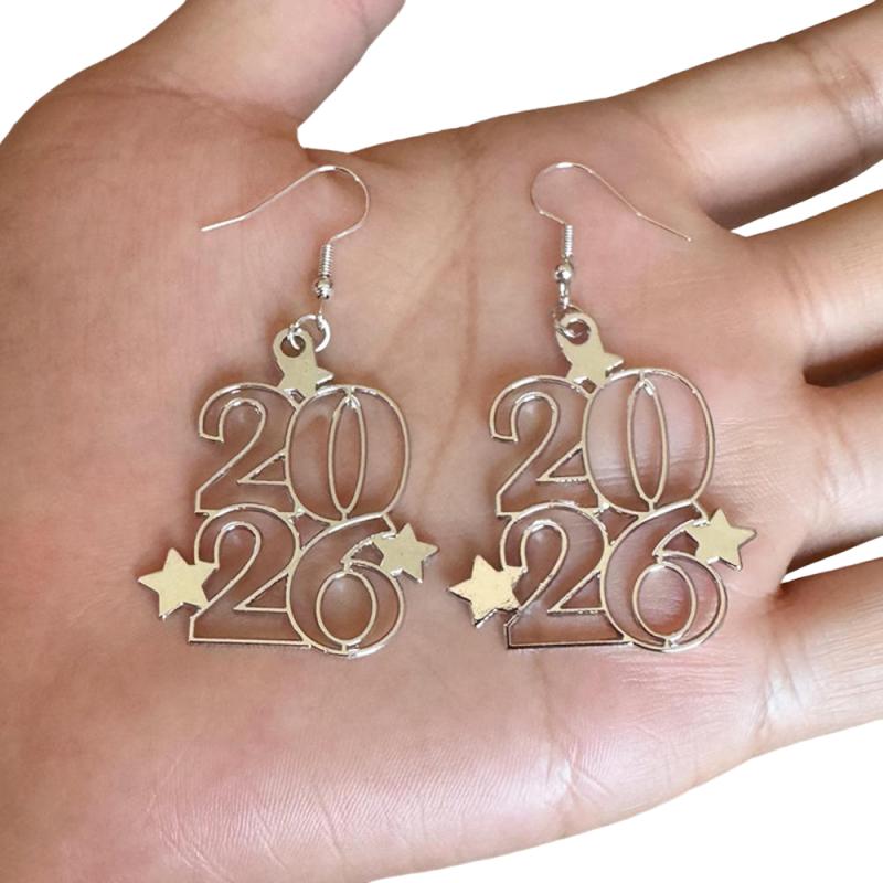 Fashion Star Earrings Comfortable Star Alloy Earrings Party Accessories Earrings Trendy For New Year'S Eve Festive Gathering