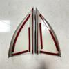Automotive Interior Triangle Pillar Trim Set ABS A-Pillar Windshield Trim Molding For Select Model Front Window