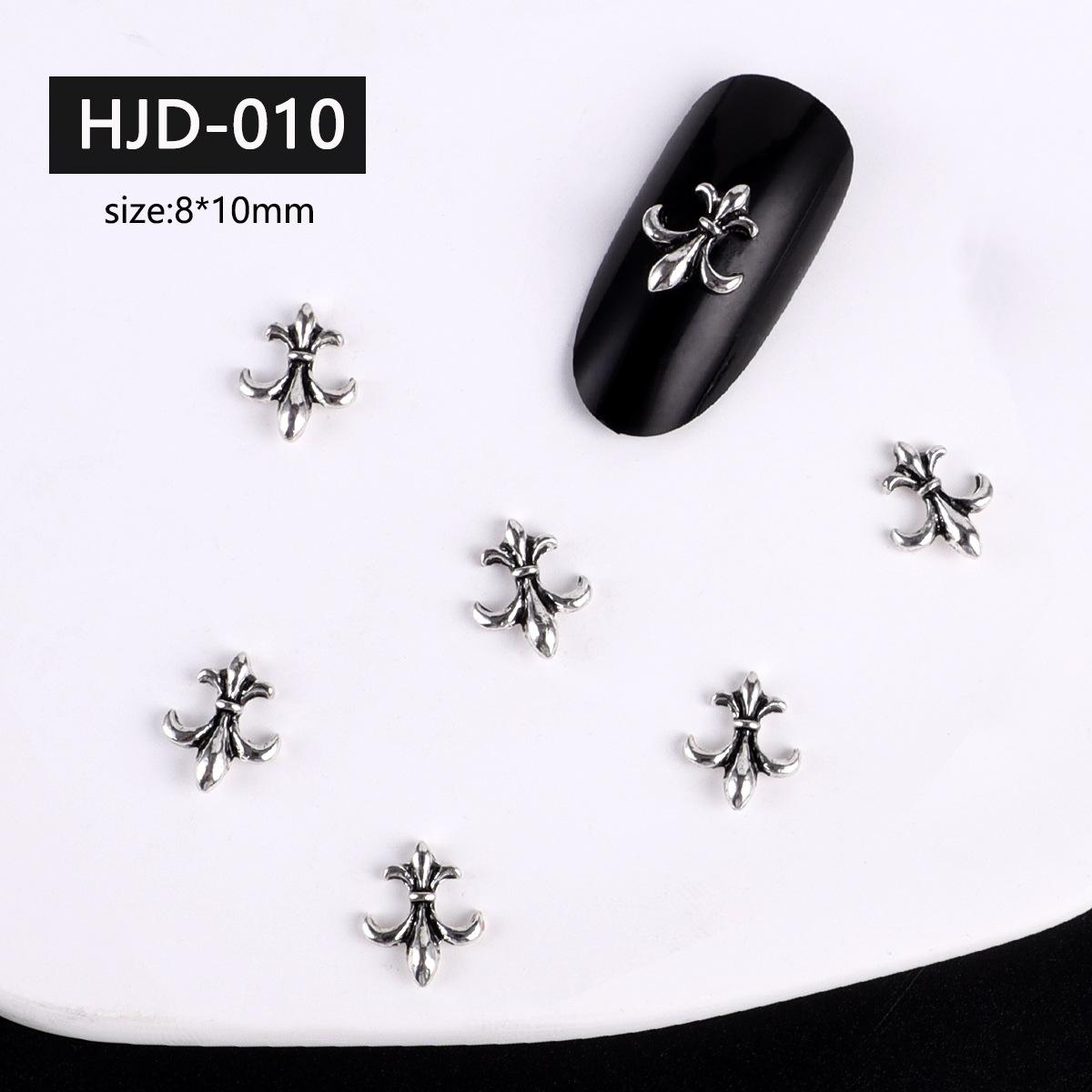 

Панк Нейл-арт Вінтаж Ворона Серце Стародавнє Золото Стародавнє Срібло Хрест Череп Нейл-арт Сплав Аксесуари для нігтів