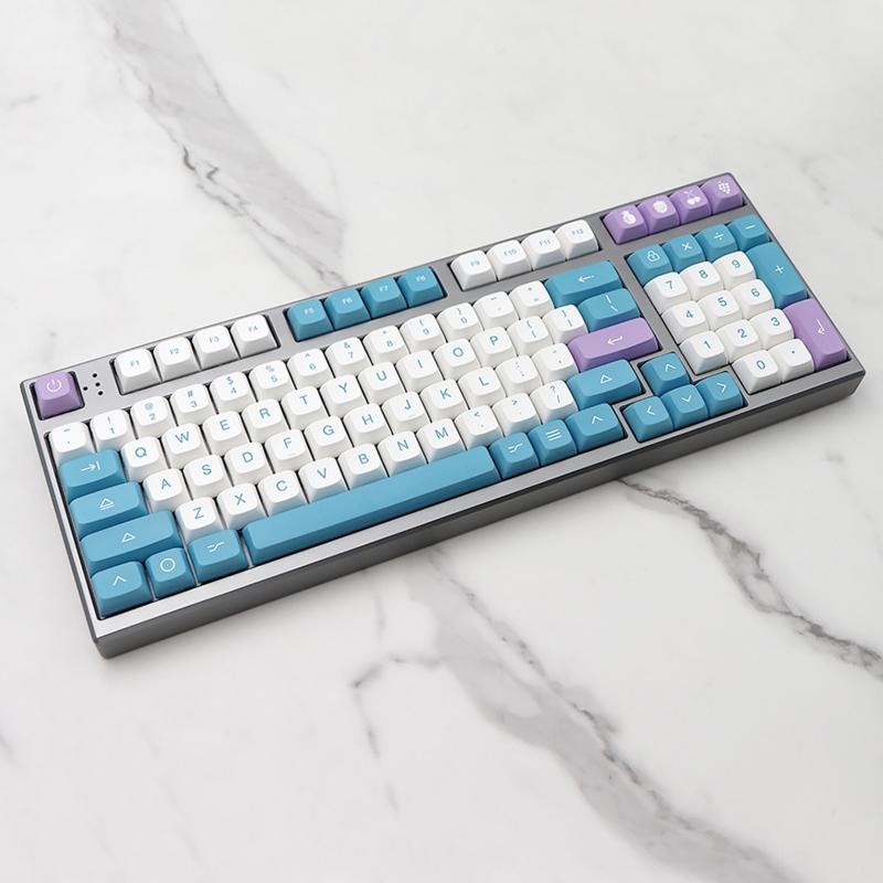 138 Keys PBT Keycaps DA Profile DYE SUB Personalized Fruit Yogurt Game Keycap For MX h Mechanical Keyboard