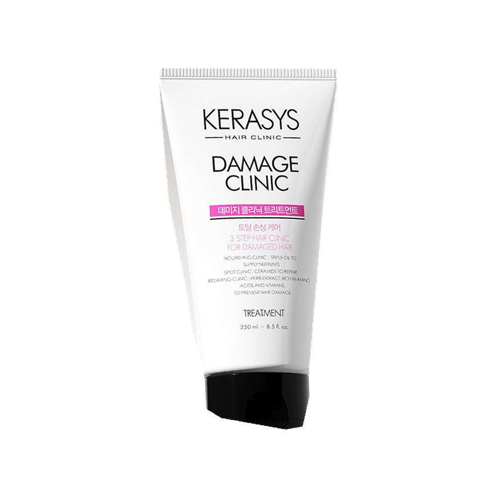 [DAISO] Kerasys Hair Clinic Damage Clinic Shampoo & Conditioner 180ml / Damage & Moisture Clinic Treatment 250ml