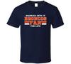 Married Into It Broncos Fan Football T Shirt - Denver Team Colors