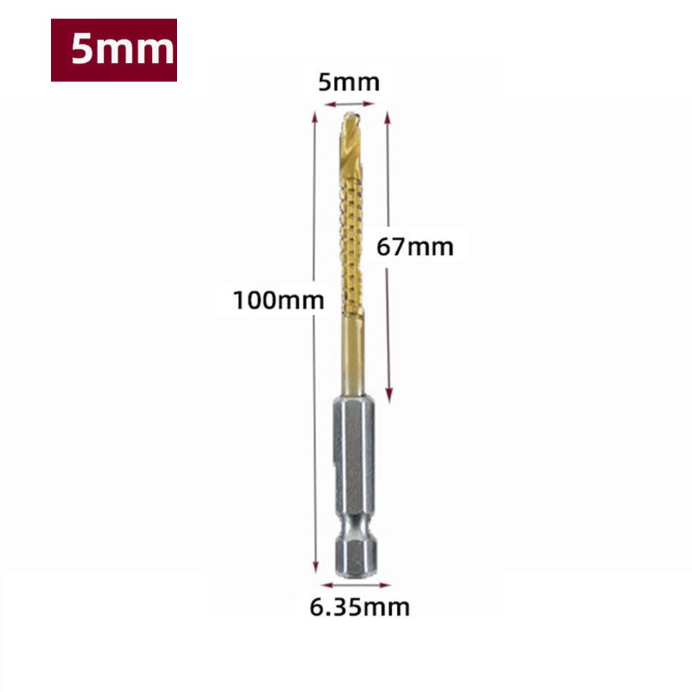 Ground Spiral Groove Burghii Set Burghii Set Multifunctional