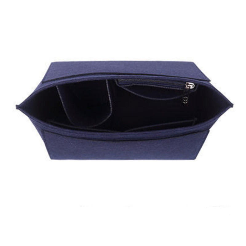 Filz Tasche Organizer Einsatz Innen Handtasche Tote Portemonnaie Multifunktional Kosmetiktasche Organizer für Damen