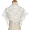 with Tassel Lace Scarf Sun Protection Flower Triangle Headband Sweet Printed Wraps  Seaside