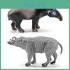 Babyrousa Asian Tapir And Deer Pig Pvc Wildlife Models For Educational Display
