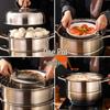 Adneny Odinburg 32cm 3-Layer Stainless Steel Steamer Pot