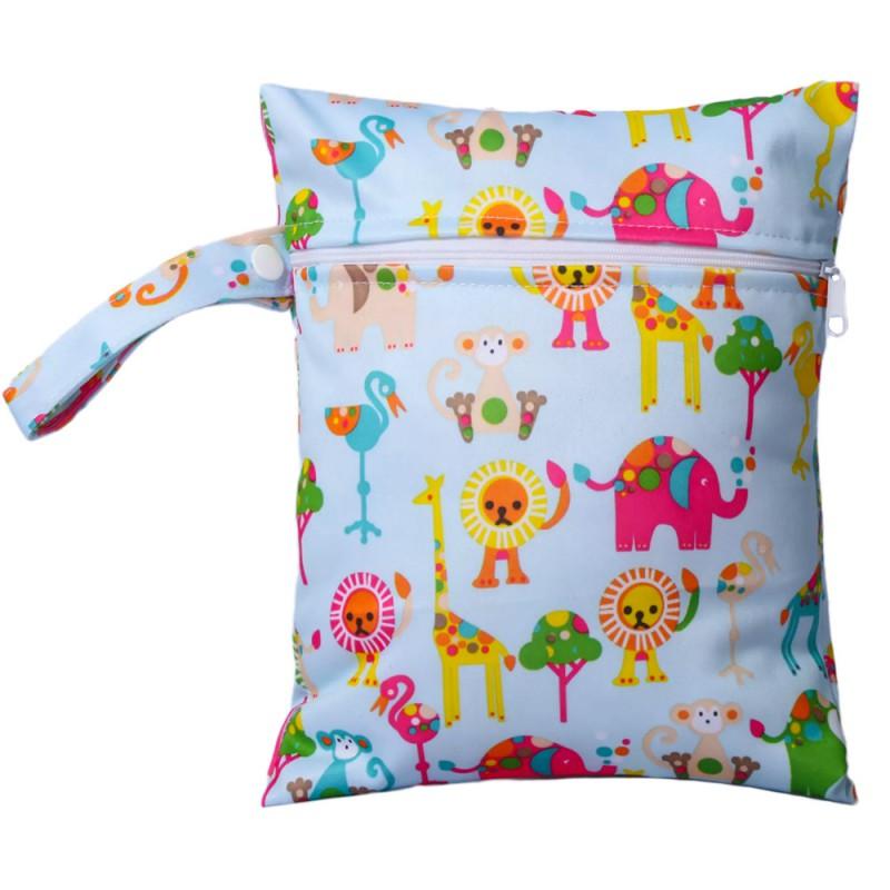 Portable Waterproof Diaper Storage Bag Babies Reusable Washable Single Pocket Travel Organizer Strollers Bags