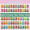 Animal Crossing Mini Cards Amiibo 72 Pack For Switch Premium Pvc Material