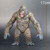 18CM Godzilla VS King Kong 3 Têtes Drago King Ghidorah Gorille Godzilla Colle Souple Figurine d'Action Jouet de Collection