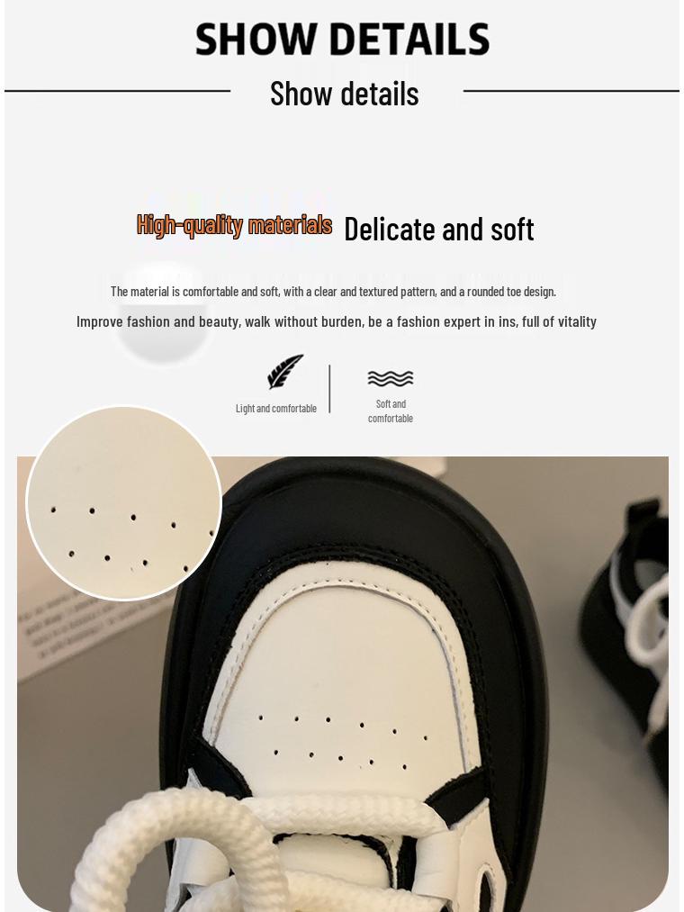 Rutschfeste Ledersportschuhe für Mädchen - Herbstkollektion 2026 für Schüler